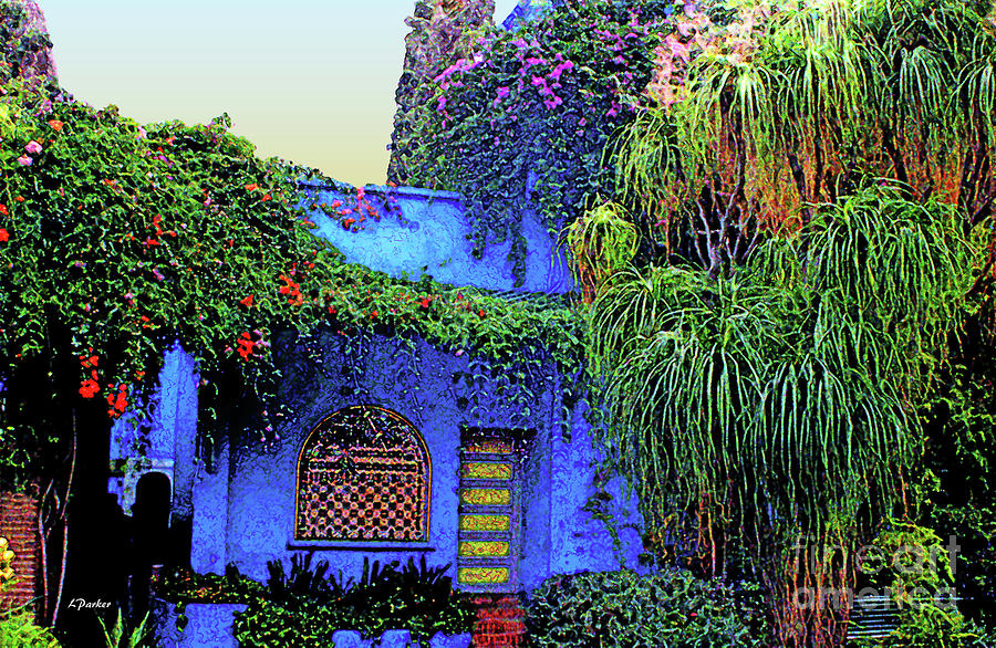 BLUE HOUSE of  MARRAKECH Photograph by Linda Parker