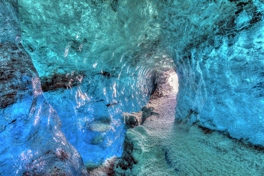 Blue Ice Cave - Iceland Photograph by Joana Kruse