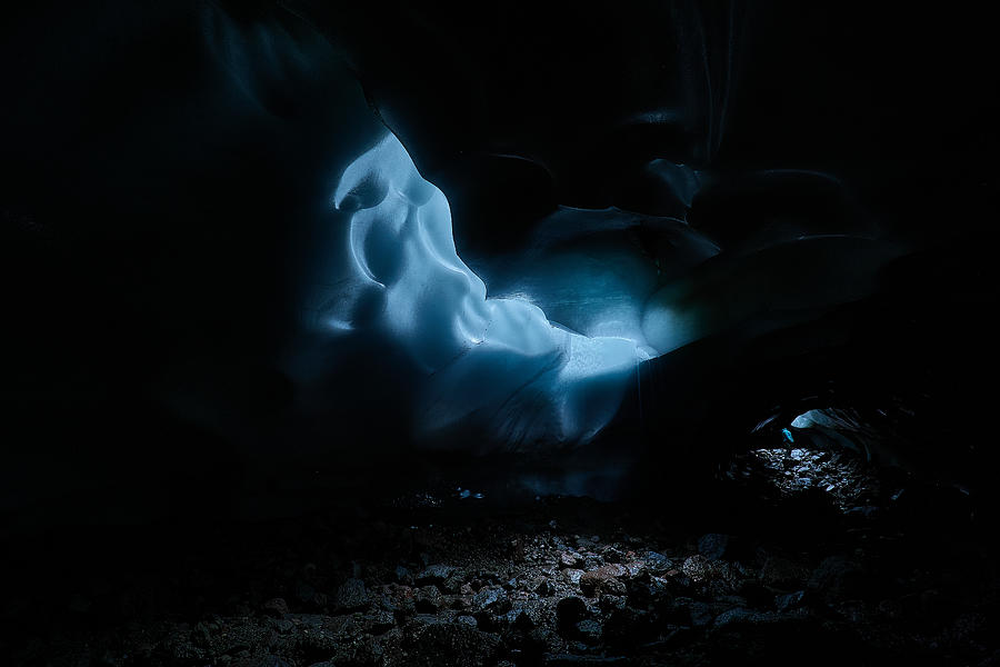 Landscape Photograph - Blue Ice Cave by Ivan A. Godovikov