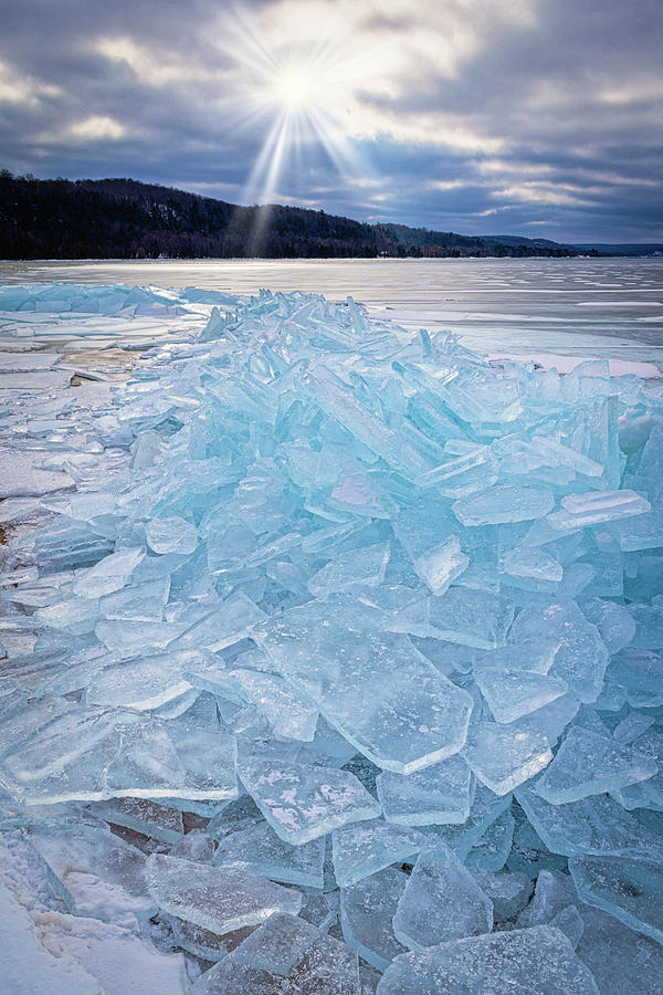 Blue Ice Photograph by Tim Trombley - Fine Art America