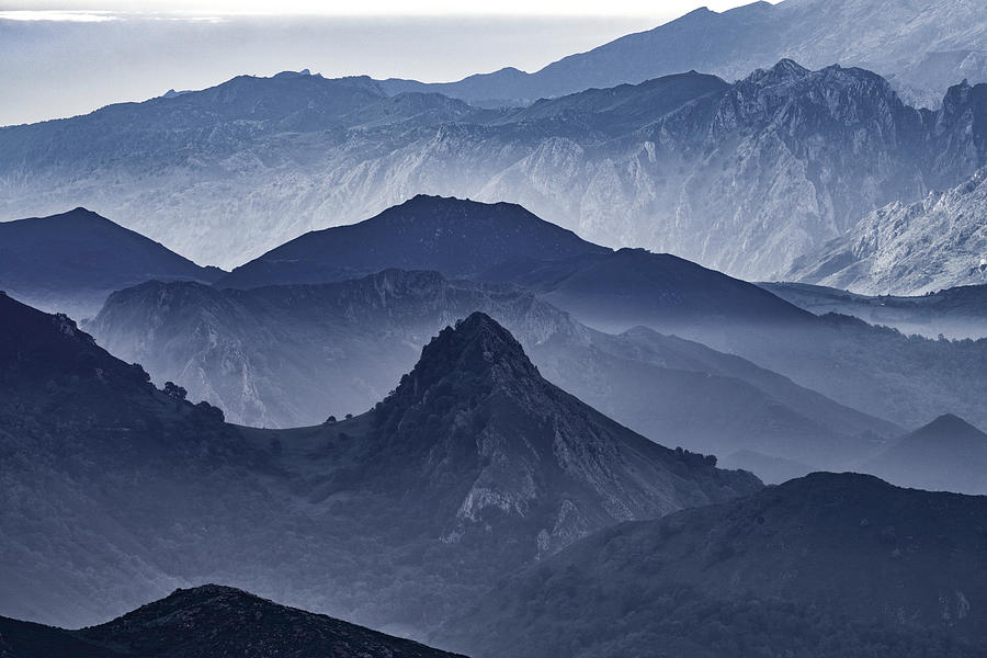 Mountain Photograph - Blue by Juan I. Cuadrado
