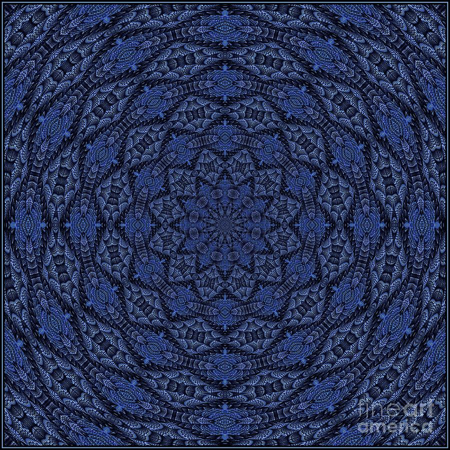 Blue K12-03062019-4 Digital Art by Doug Morgan