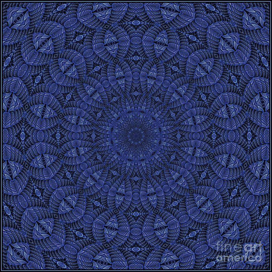 Blue K12-03062019-8 Digital Art by Doug Morgan