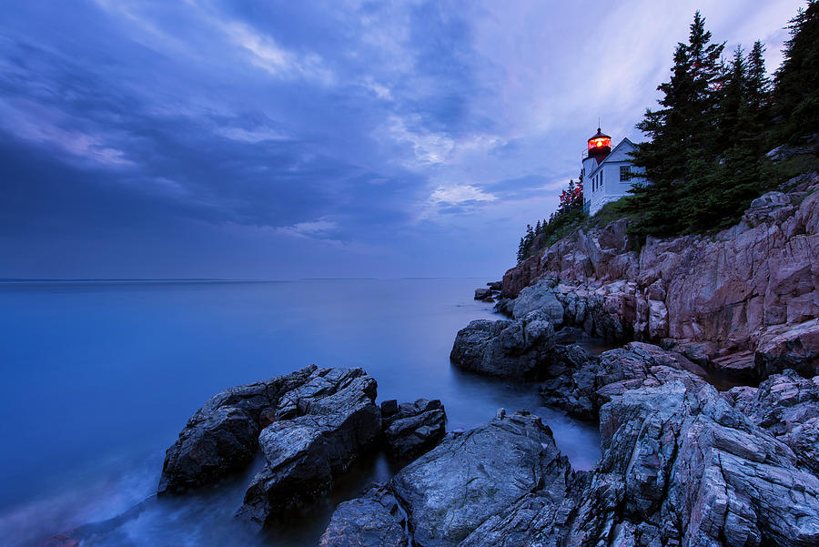Lighthouse Photograph - Blue Knight by Michael Blanchette Photography