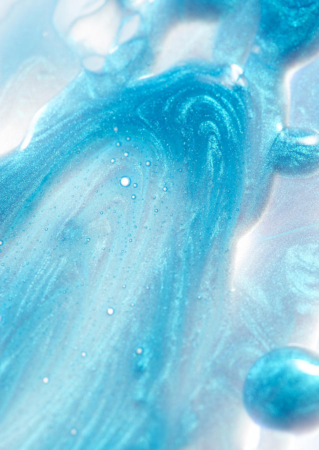 Blue Lame Background Photograph by Imagenavi