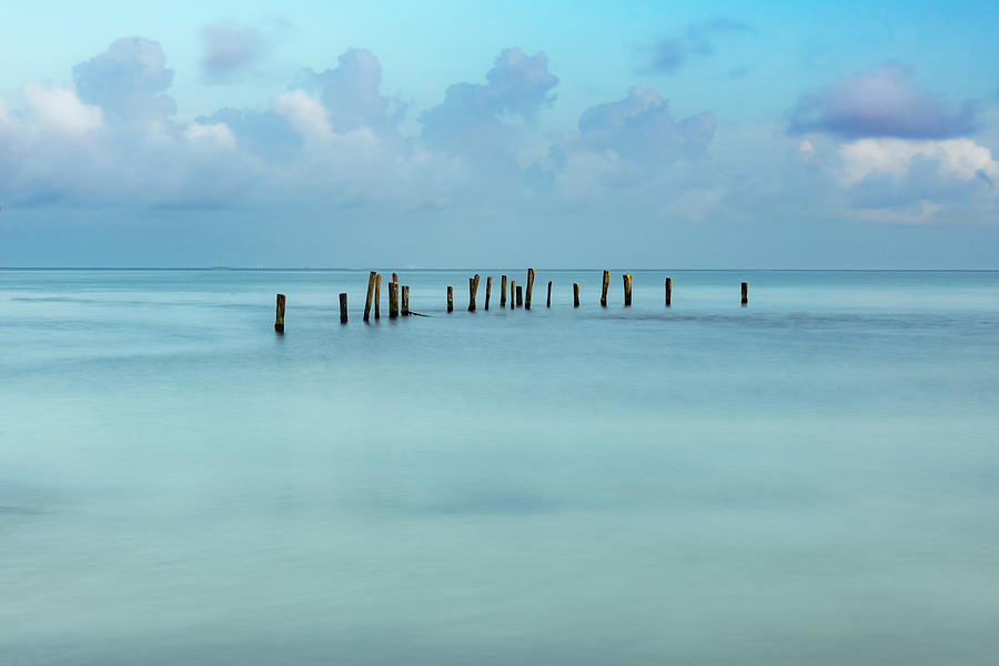Blue Mayan Sea Photograph by Silvia Marcoschamer