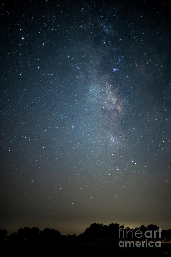 Blue Milky Way Over The Ozarks Photograph by Jennifer White
