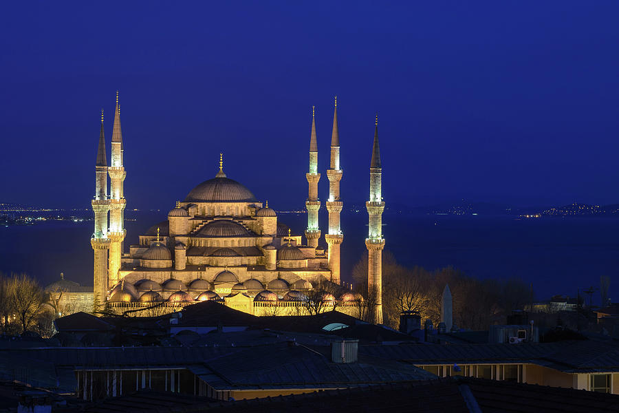 Blue Mosque Blue Hour Photograph by Yavuz Alper Photography