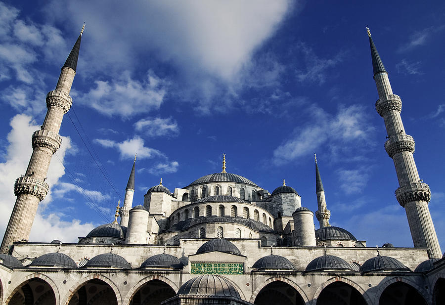 Blue Mosque, Istanbul Photograph by Julian Kaesler
