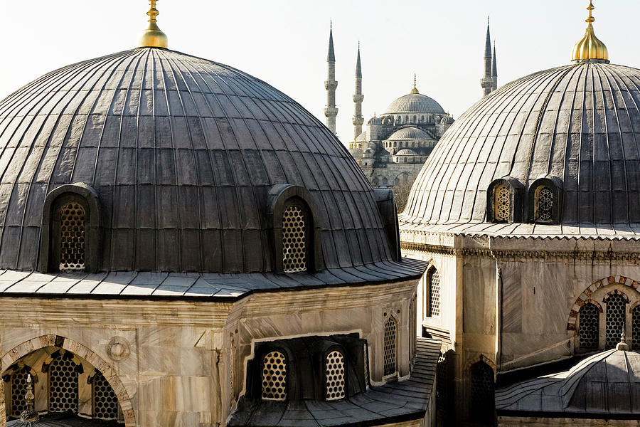 Blue Mosque Seen From Hagia Sophia Photograph by T-lorien