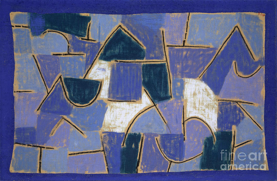 Blue Night, 1937 By Klee Painting by Paul Klee