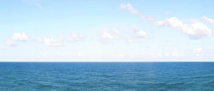 Blue Ocean Panorama Photograph by Turnervisual