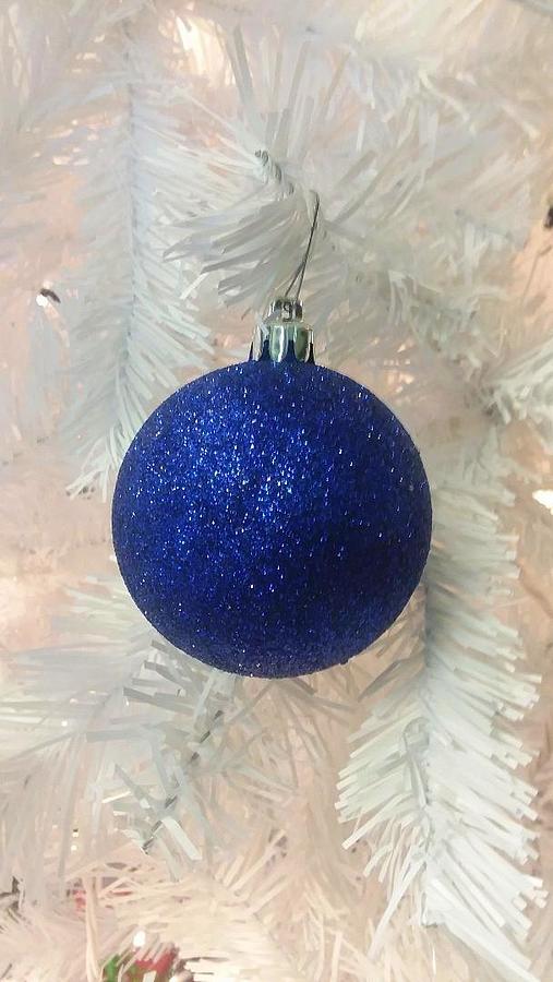 Blue Ornament Photograph by Cynthia Guinn