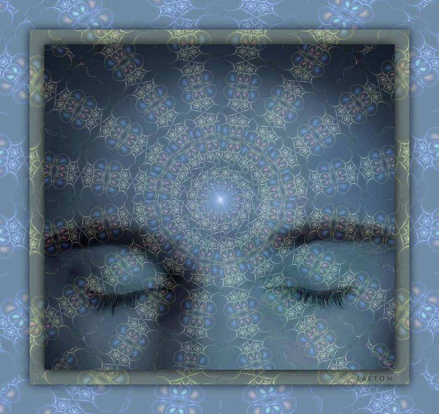 Blue Pearl Meditation Digital Art by Richard Laeton