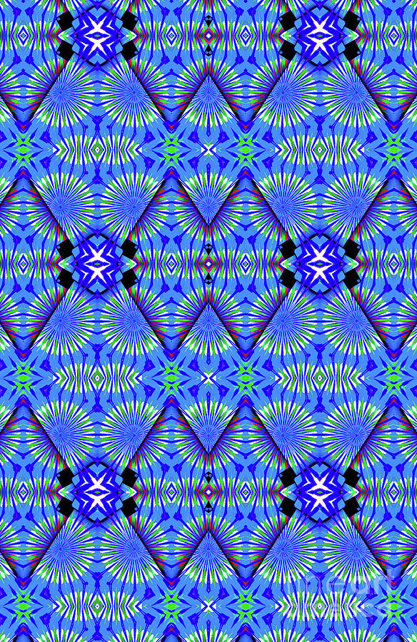 Blue Peppermint Digital Art