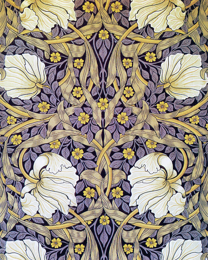Blue Pimpernel - Digital Remastered Edition Painting by William Morris ...