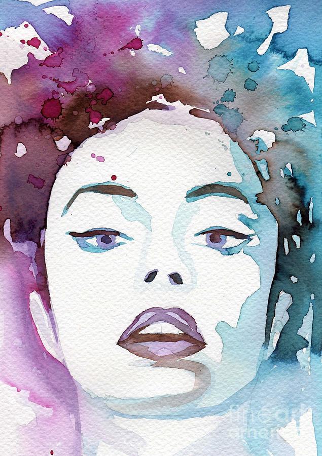 blue portrait woman by Katarzyna Bruniewska-Gierczak blue portrait woman by Katarzyna Bruniewska-Gierczak