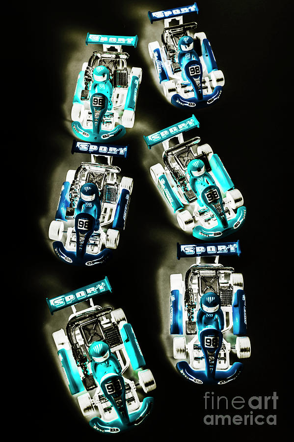 Blue Racers Photograph