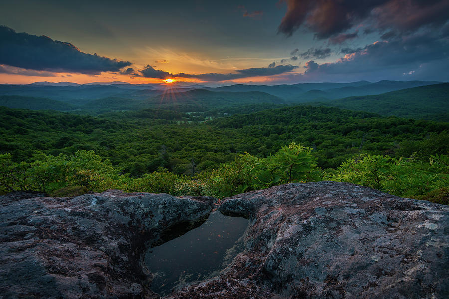 Blue Ridge Mountain Sunset by Mike Koenig Blue Ridge Mountain Sunset by Mike Koenig