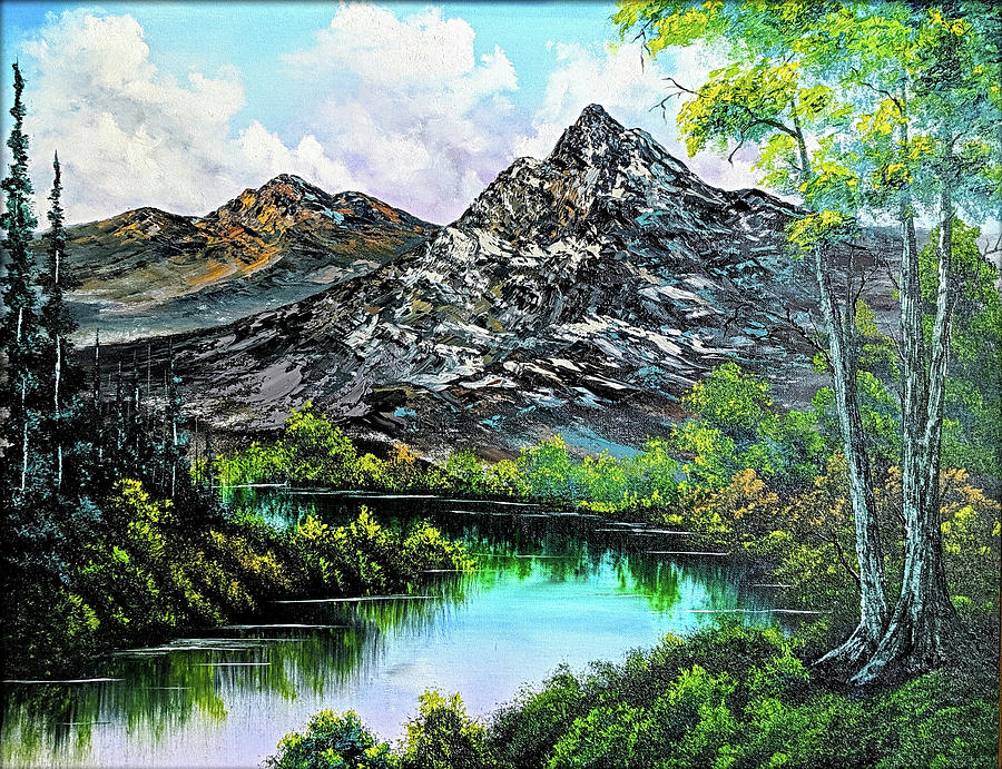 Blue Ridge Mountain Painting by Teri Lindley - Fine Art America