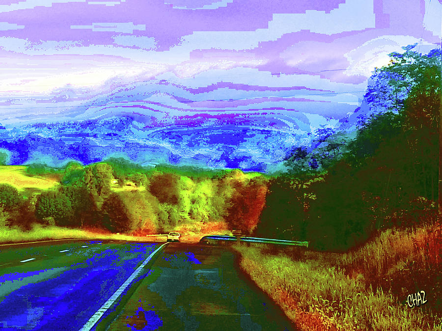 Blue Ridge Mountains Of Virginia Painting by CHAZ Daugherty