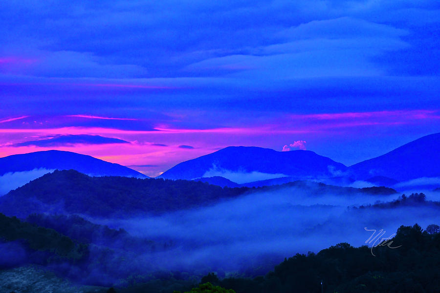 Blue Ridge Sunset Photograph by Meta Gatschenberger
