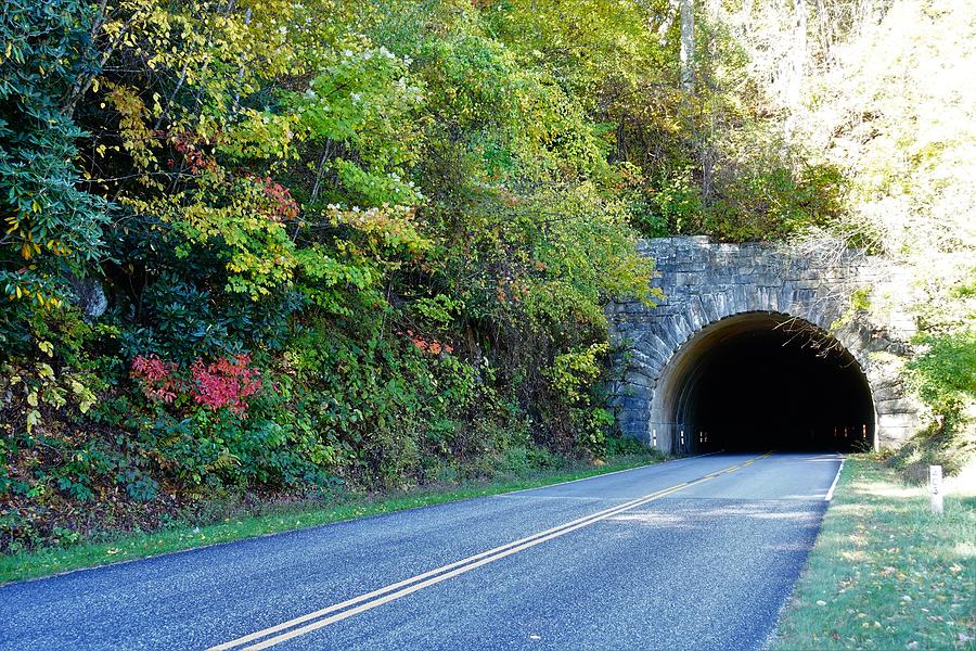 Blue Ridge Parkway Tunnel Photograph by Patricia Caron