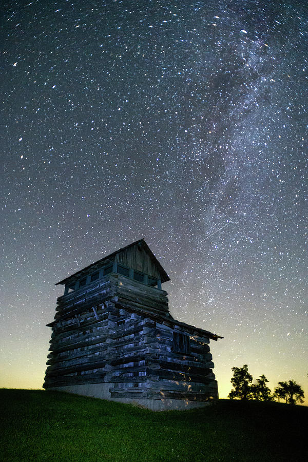 Blue Ridge Parkway VA Under The Stars Photograph by Robert Stephens