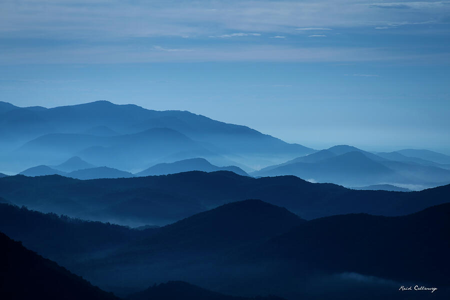 Blue Ridges Smoky Mountain Misty Sunrise Pretty Place Chapel Landscape ...