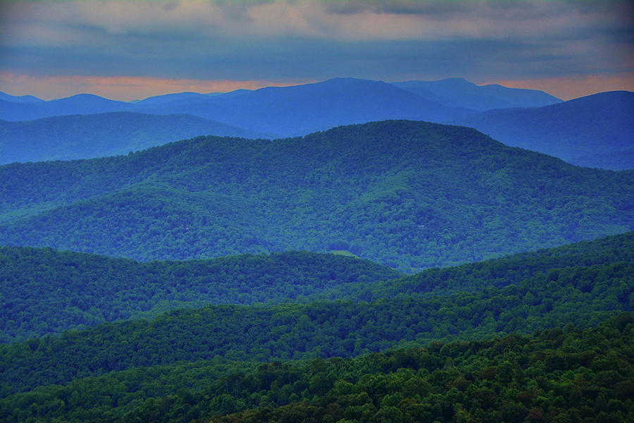 Blue Ridges of Virginia Photograph by Raymond Salani III
