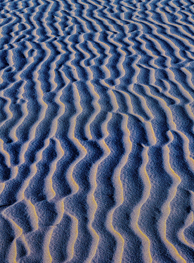 Blue Ripples Photograph by David Downs