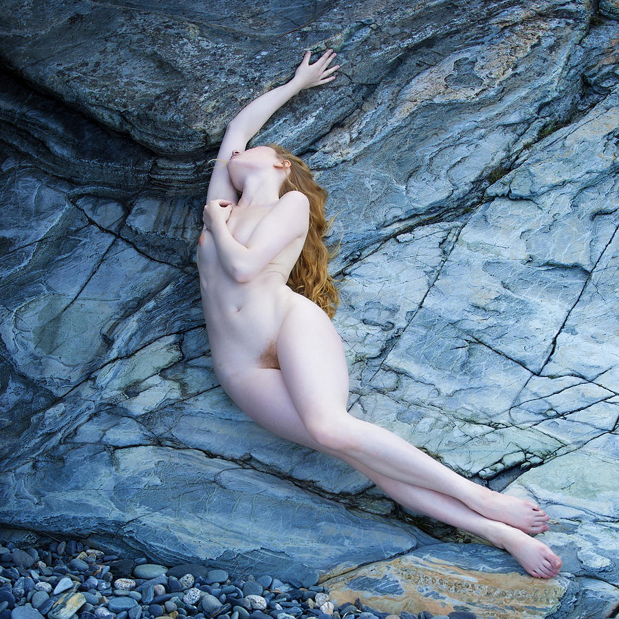 Nude Photograph - Blue by Ross Oscar