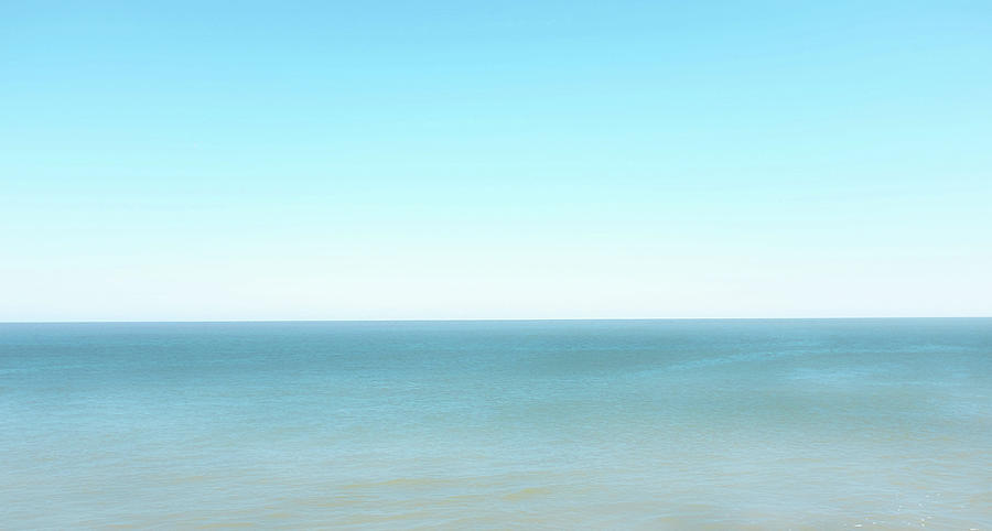 Blue Sea Blue Sky Photograph by Jonnie Miles