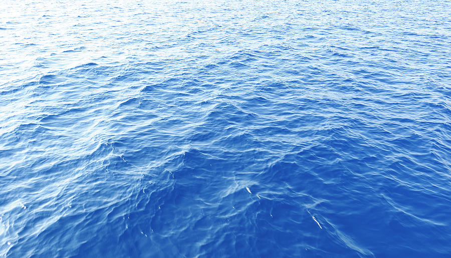 Blue Sea Photograph by Stock colors