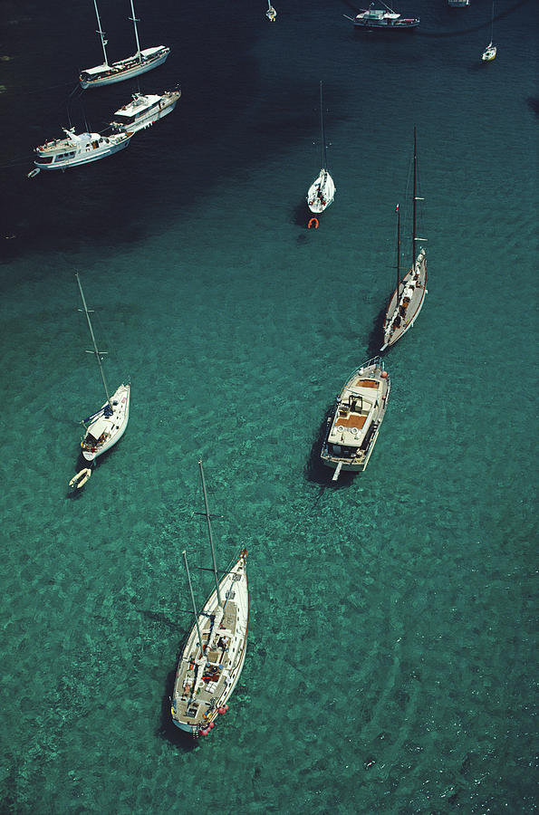 Blue Seas Photograph by Slim Aarons
