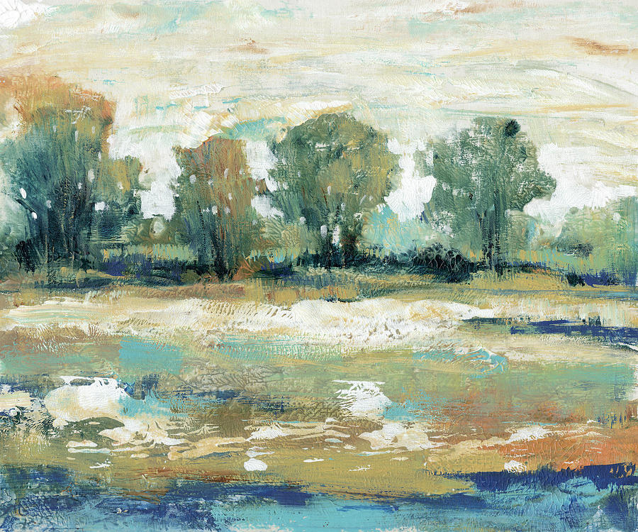 Landscape Painting - Blue Shade II by Tim Otoole