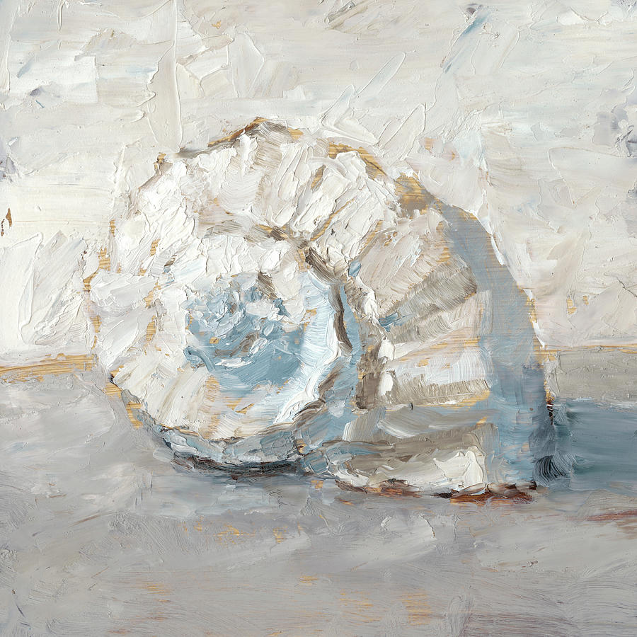 Shell Painting - Blue Shell Study IIi by Ethan Harper