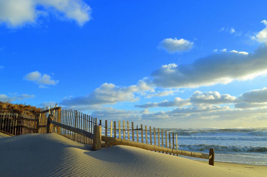 Blue Skies at Nauset Beach Photograph by Dianne Cowen Cape Cod Photography