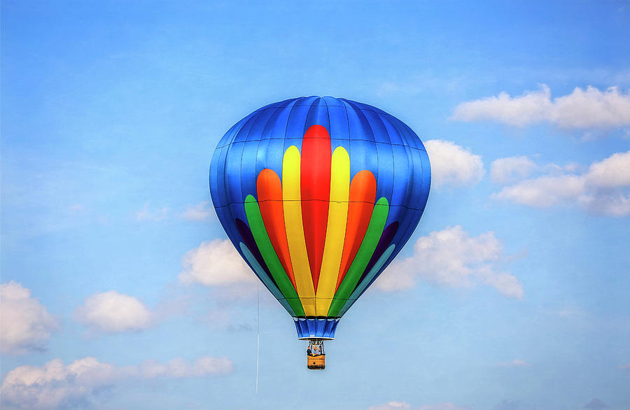 Blue Skies Balloon Photograph by Kevin Lane