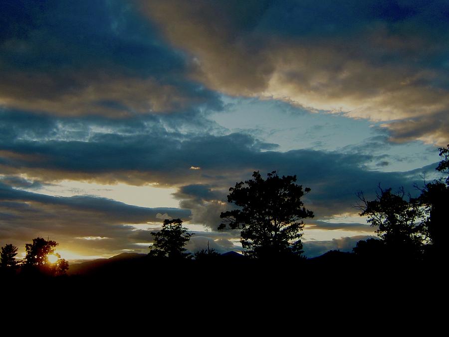 Blue Sky at Sunset Photograph by Elizabeth Tillar