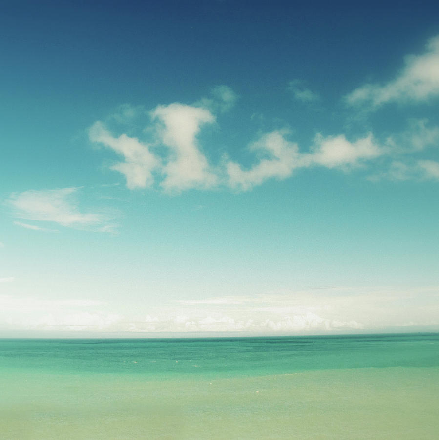 Blue Sky Over Ocean Photograph by Jodie Griggs Blue Sky Over Ocean Photograph by Jodie Griggs