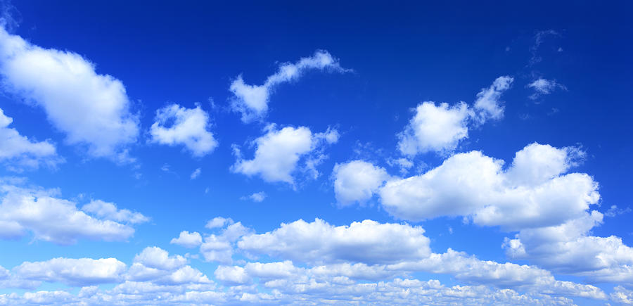 Blue Sky - Panorama Photograph by Konradlew
