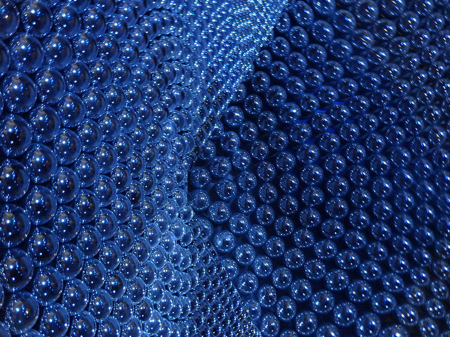Blue Sphere Vortex Photograph by Manuel Cazzaniga