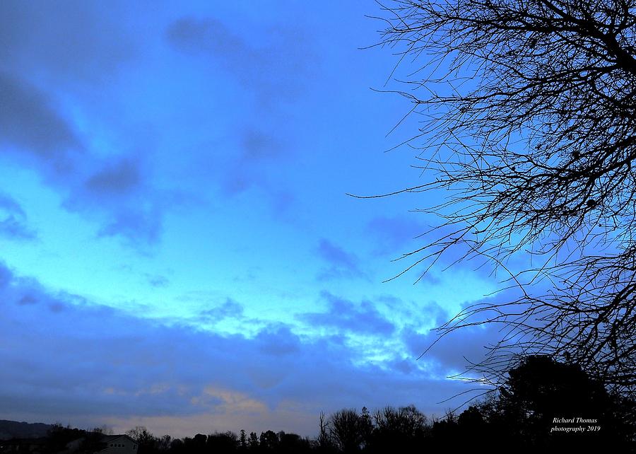 Blue Sundown Photograph by Richard Thomas