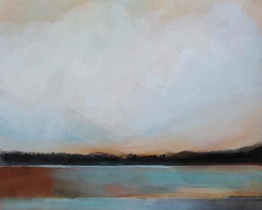 Blue Sunset Painting By Brittany Evans - Fine Art America