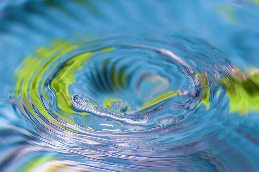 Blue Swirl Photograph