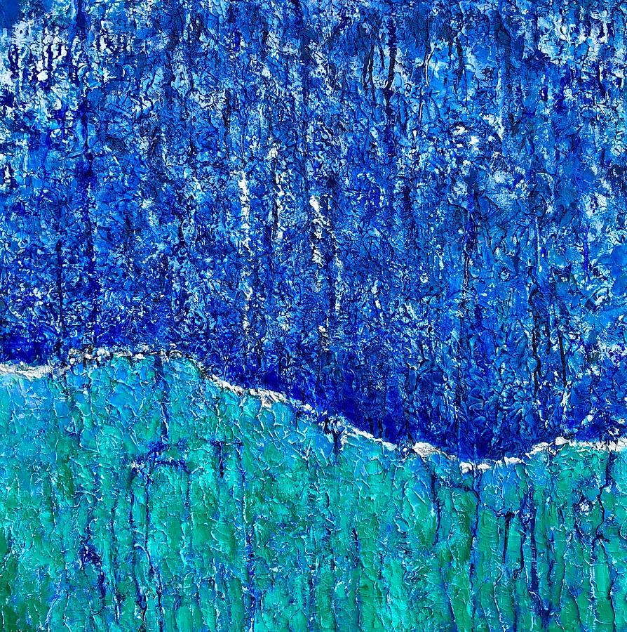 Blue Unity Painting by Dennis Ellman