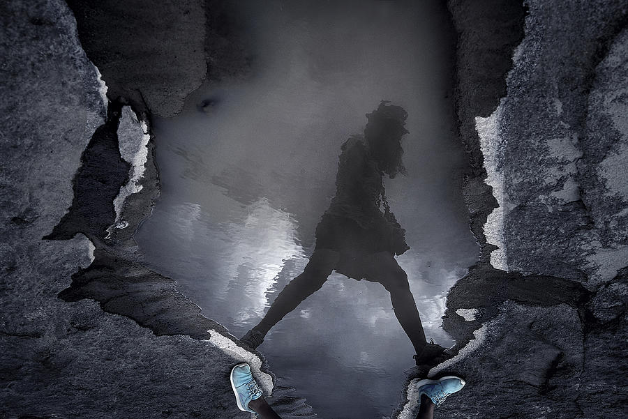 Blue Walker Photograph by Ekkachai Khemkum - Fine Art America