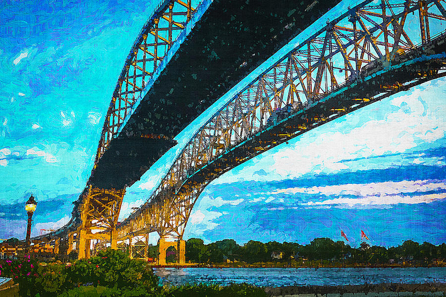 Blue Water Bridge 17 by Cliff Guy Blue Water Bridge 17 by Cliff Guy