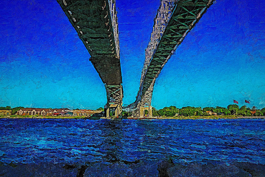 Blue Water Bridge 18 by Cliff Guy Blue Water Bridge 18 by Cliff Guy